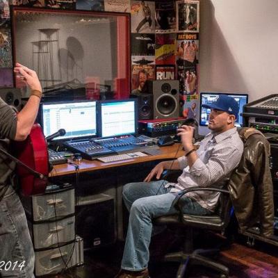 Luis Vega & I working out the details