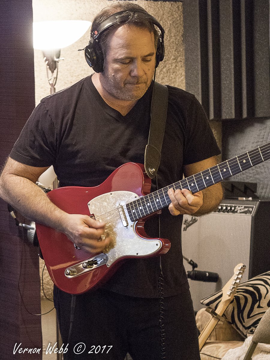 Vernon Webb playing music