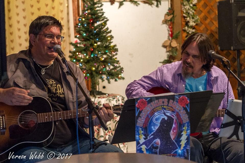 Vernon Webb playing music